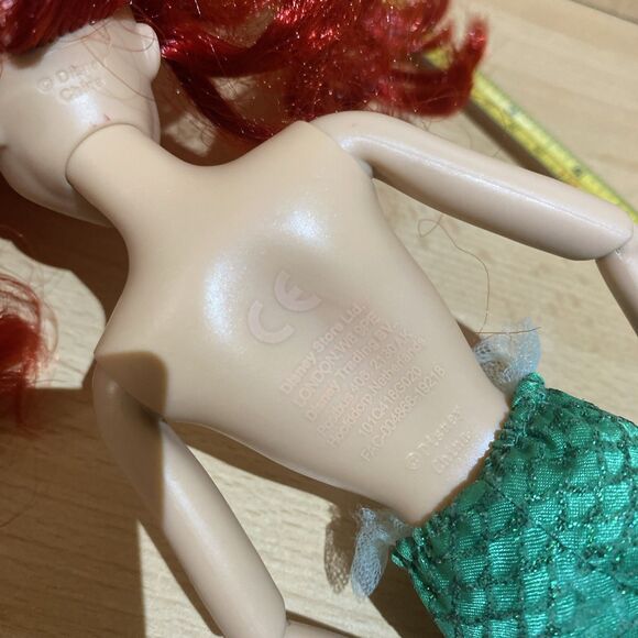 Disney Store Classic Little Mermaid ARIEL Doll Figure Articulated Princess - Picture 5 of 5